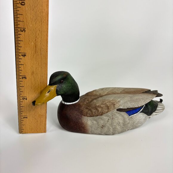 Vintage Mallard Drake Mallard Male Duck Decoy Waterfowl Collection Canada - Picture 9 of 10
